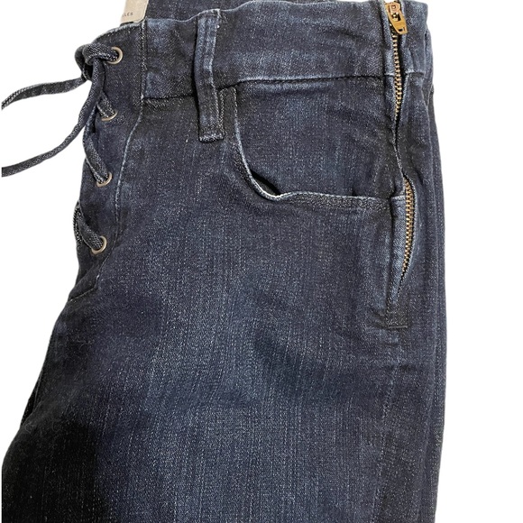FRAME Denim Le Crop Mini Boot Lace Up Jeans Size 27 - Picture 4 of 8